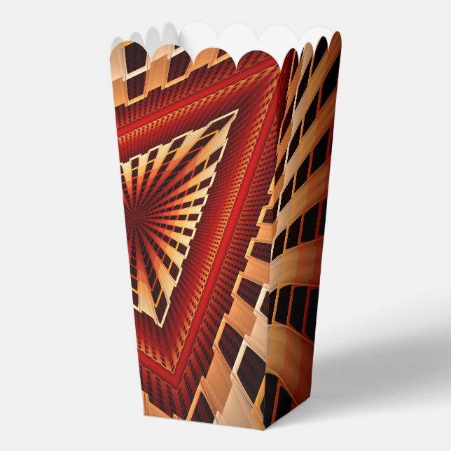 3D Fantasy Network Modern Fractal Graphic Design Favour Box (Front)
