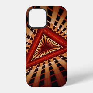 3D Fantasy Network Modern Fractal Graphic Design iPhone 12 Case