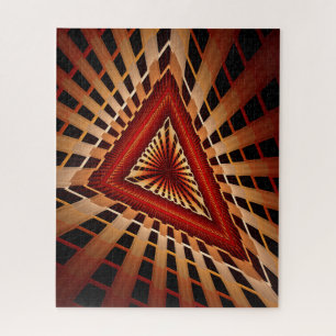 3D Fantasy Network Modern Fractal Graphic Design Jigsaw Puzzle