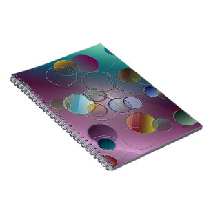 3D Floating Circles Notebook
