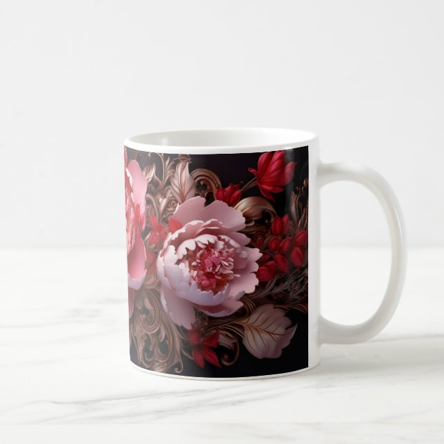 3D Floral Mug (Right)