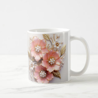 3D Floral Mug