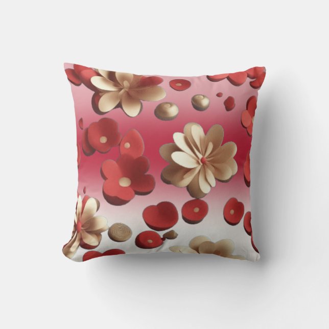 3D Flowers Cushion (Front)