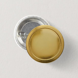3D Foil Seal Elegant Excellence Award Medal Gold 3 Cm Round Badge