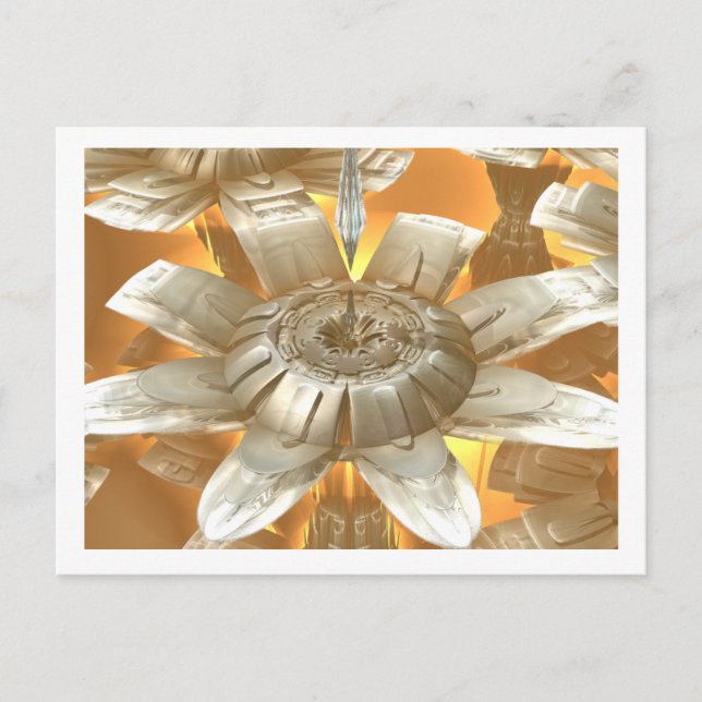 3D Fractal image postcard (Front)