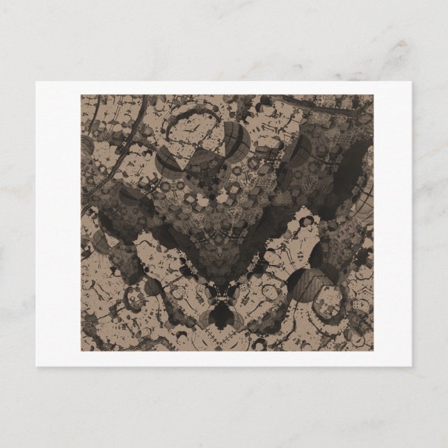 3D Fractal image postcard (Front)