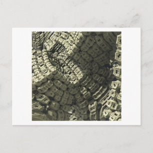 3D Fractal image postcard