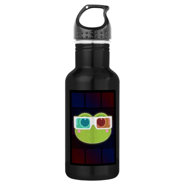 3D Frog 532 Ml Water Bottle (Front)