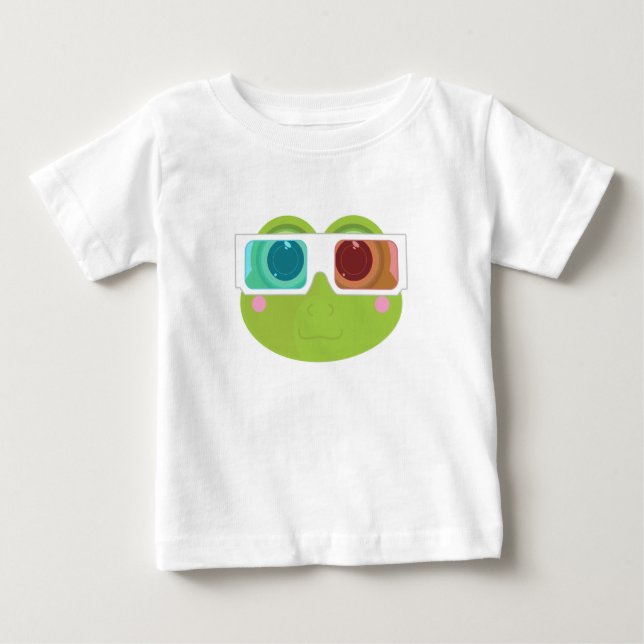 3D Frog  Baby T-Shirt (Front)