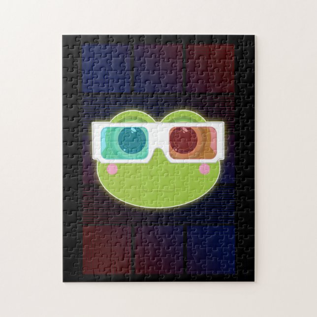 3D Frog Jigsaw Puzzle (Vertical)