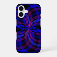 3D Geometric Flower Petal Centre iPhone 16 Case