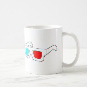 3D Glasses design Coffee Mug