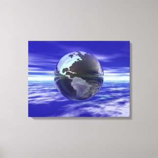 3D Globe 11 Canvas Print