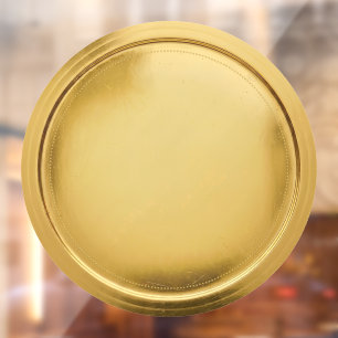 3D Gold Foil Seal Elegant Excellence Award Medal
