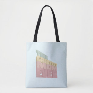 3D Greatest Mum Ever design Tote Bag