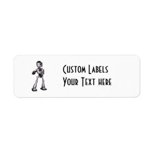♪♫♪ 3D Halftone Sci-Fi Robot Guy Dancing