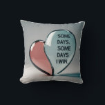 3D Heart & Tear Fusion: Emotional Metamorphosis Cushion<br><div class="desc">Witness the captivating transformation in this 3D design as abstract tear and heart shapes seamlessly fuse. Volumetric lighting highlights the fluidity of their merging,  creating a visually compelling piece.</div>