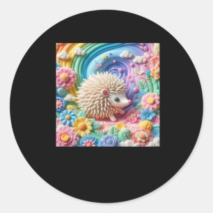 3d Hedgehog Sticker 