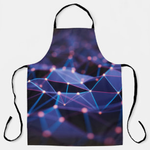 3D illustration. Abstract background, connection a Apron