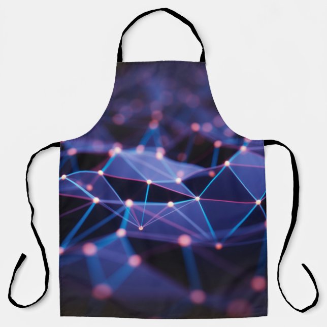 3D illustration. Abstract background, connection a Apron (Front)