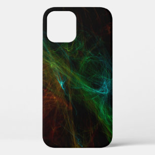 3d illustration of energy and emotion of colour. M iPhone 12 Case