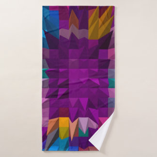 3D illustration or 3D rendering Mosaic color patte Bath Towel