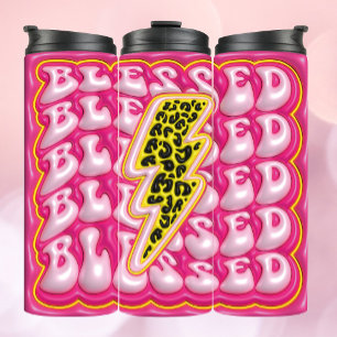 3d Inflated BLESSED - Inspirational Tumbler