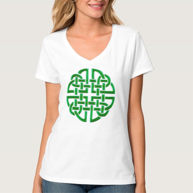 3D-ish Celtic Knot (For Her) T-Shirt (Front)