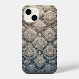 3D Layered Geometric Carving Phone Case Intricate