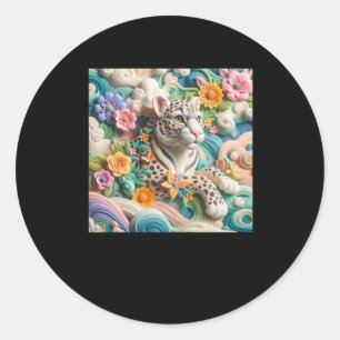 3d Leopard Sticker 