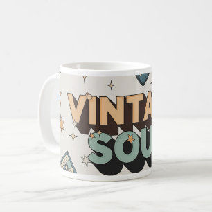 3D Lettering & Cassette Tape Design Coffee Mug