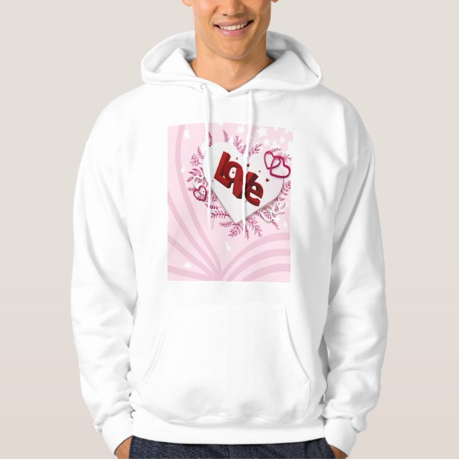 3D love  Hoodie (Front)