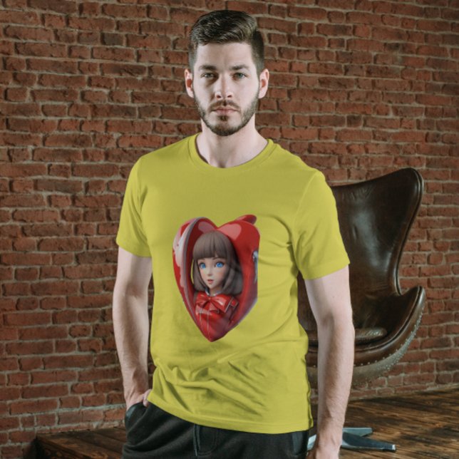 3D Lovely Girl T-Shirt (Creator Uploaded)