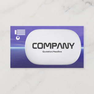 3d Lozenge - Purple Dawn Business Card