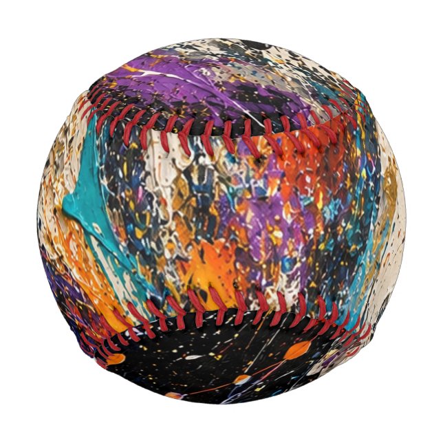 3D Luxury Abstract  Baseball (Front)