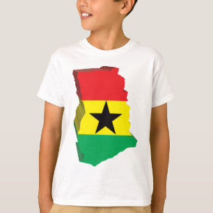 3D Map Of Ghana T-Shirt
