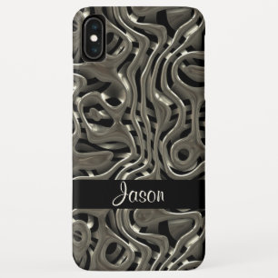 3D metal design with custom name Case-Mate iPhone Case