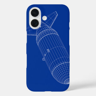 3D model of nuclear gravity bomb iPhone 16 Case