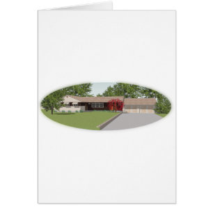 3D Model: Ranch Style House: