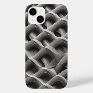 3D Monochrome Architectural Weave Phone Case 