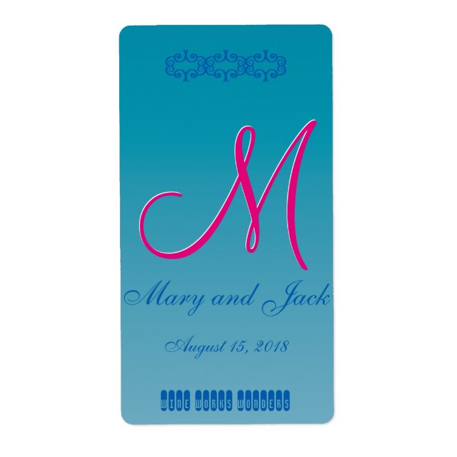 3d Monogram Blue Water (Front)