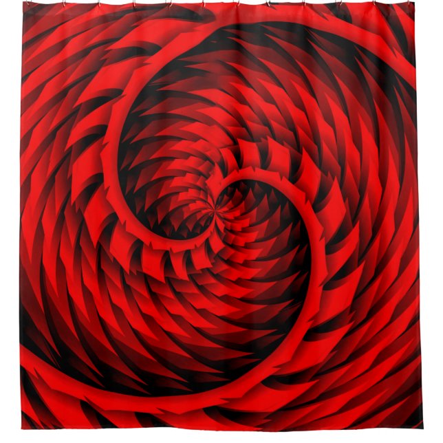 3D New Design On Unique Shape3d,3d background,3d g Shower Curtain (Front)