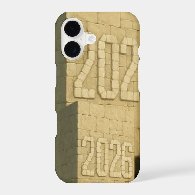  3D Number Design for New Year 2026 (Back)
