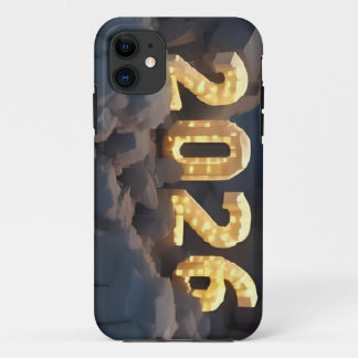  3D Number Design for New Year 2026 Case-Mate iPhone Case