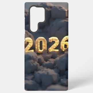  3D Number Design for New Year 2026 Samsung Galaxy Case