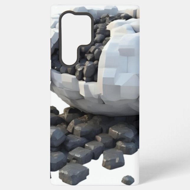  3D Number Design for New Year 2026 Samsung Galaxy S22 Ultra Case (Back)