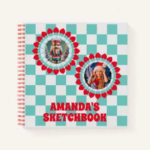 3D Nutcracker Christmas Personalised Kids Photo Notebook