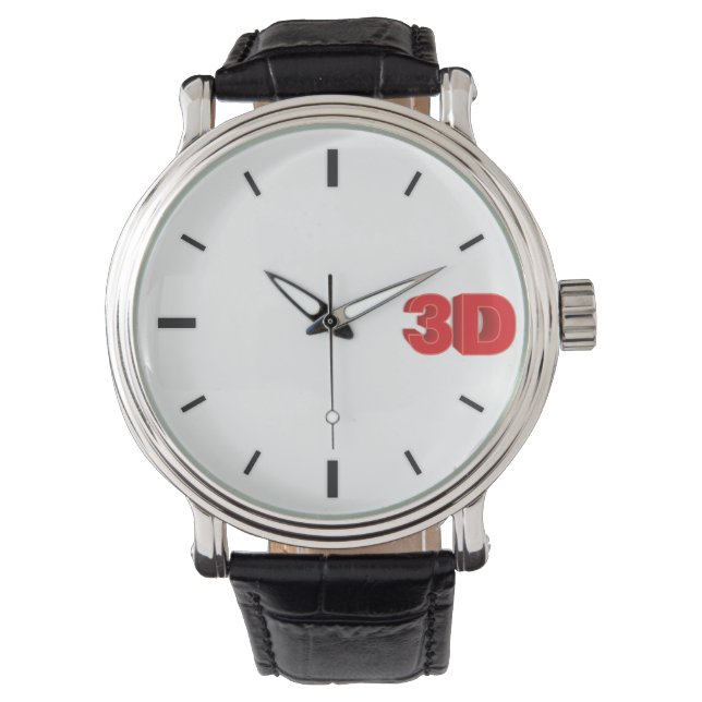 3D O'Clock 1. Watch (Front)