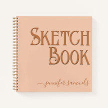 3D Orange Sketching Book by Artist Name
