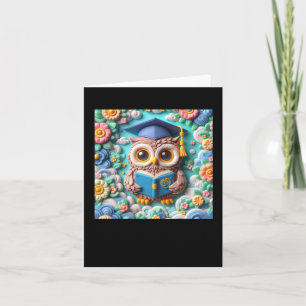 3d Owl #5 Sticker Card